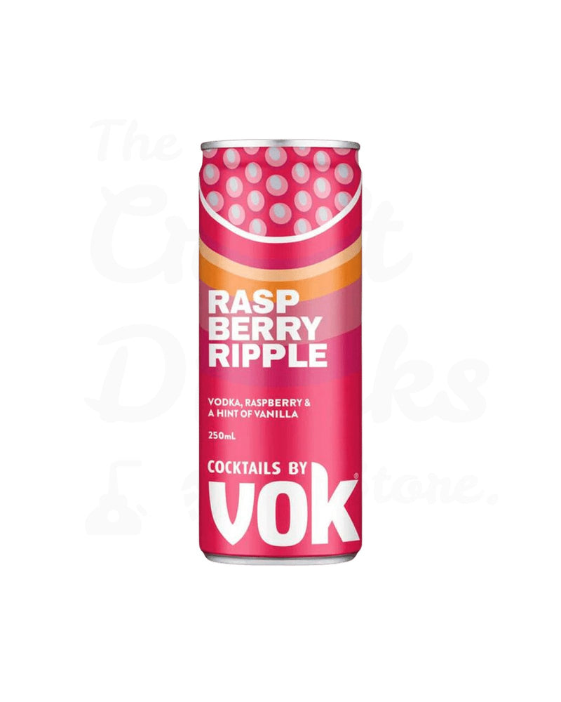 VOK Raspberry Ripple Cocktail 24x250mL - The Craft Drinks Store