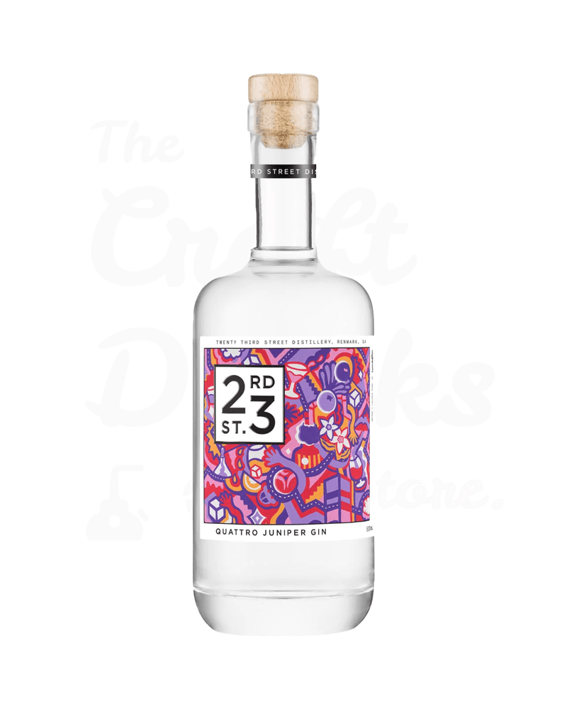 
            
                Load image into Gallery viewer, 23rd Street Distillery Quattro Juniper Gin 500mL - The Craft Drinks Store
            
        