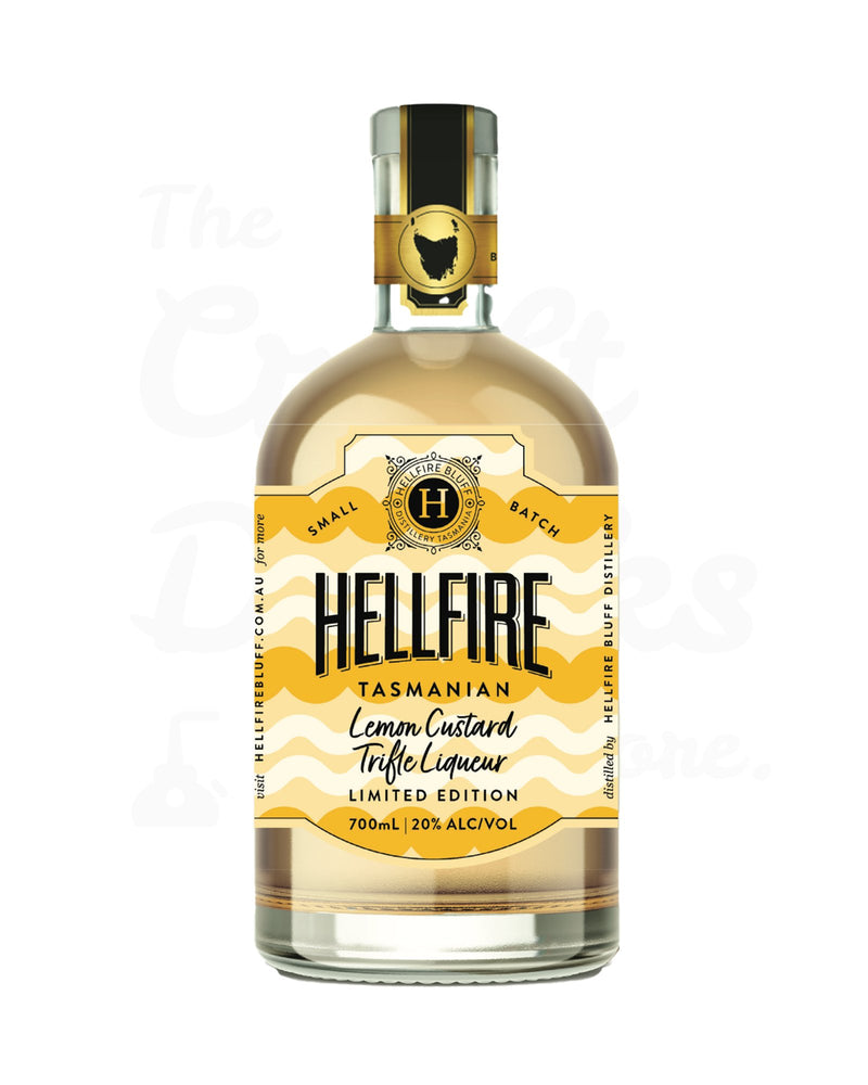
            
                Load image into Gallery viewer, Hellfire Bluff Lemon Custard Trifle Liqueur 700mL - The Craft Drinks Store
            
        
