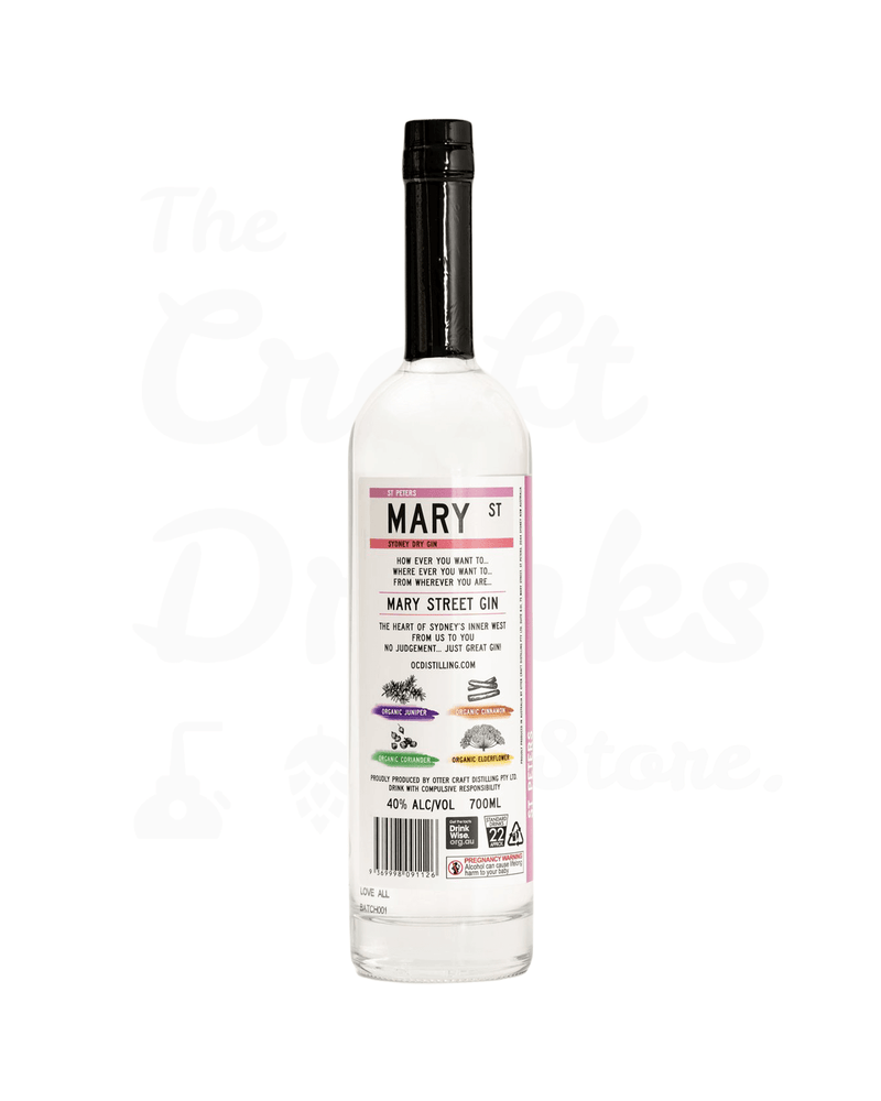 OCD Mary Street Dry Gin - The Craft Drinks Store
