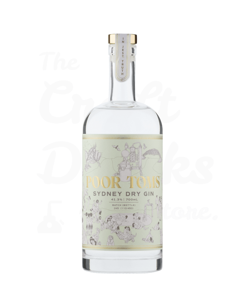 Poor Toms Sydney Dry Gin - The Craft Drinks Store
