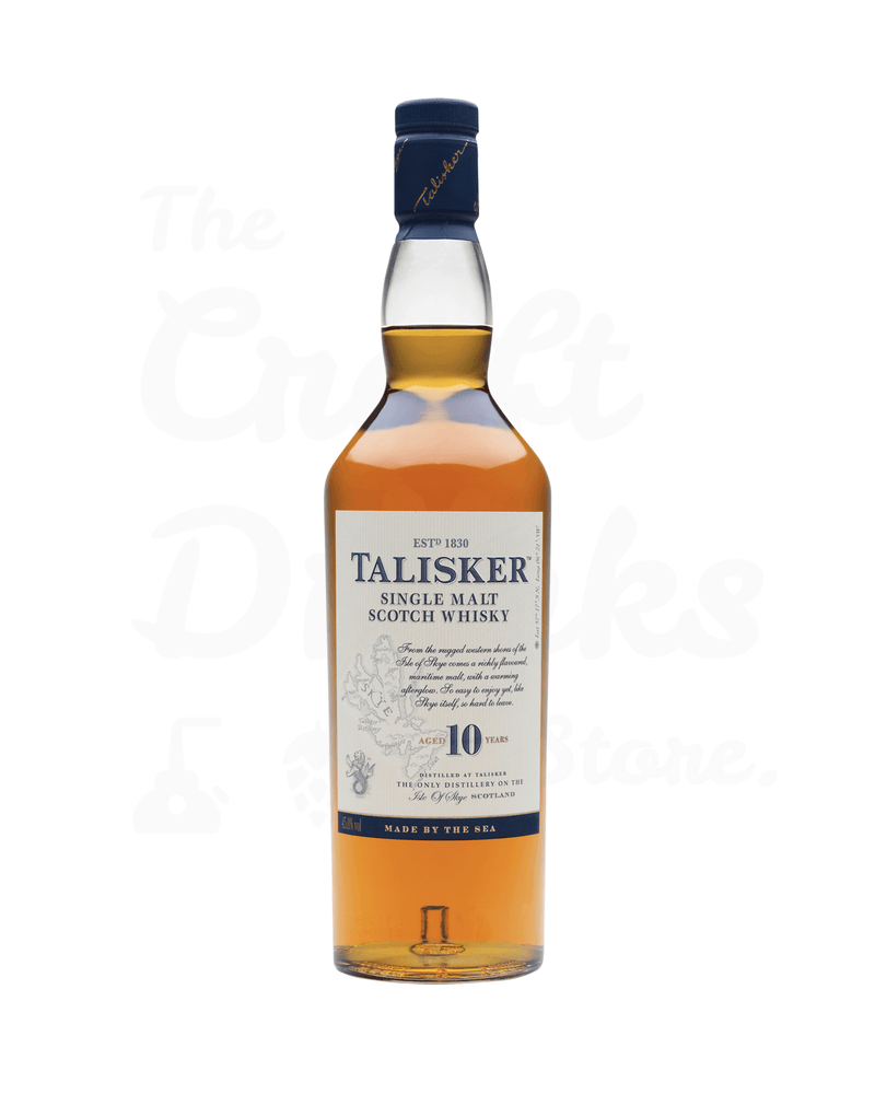 Talisker 10 Year Old Isle of Skye Single Malt Scotch Whisky - The Craft Drinks Store