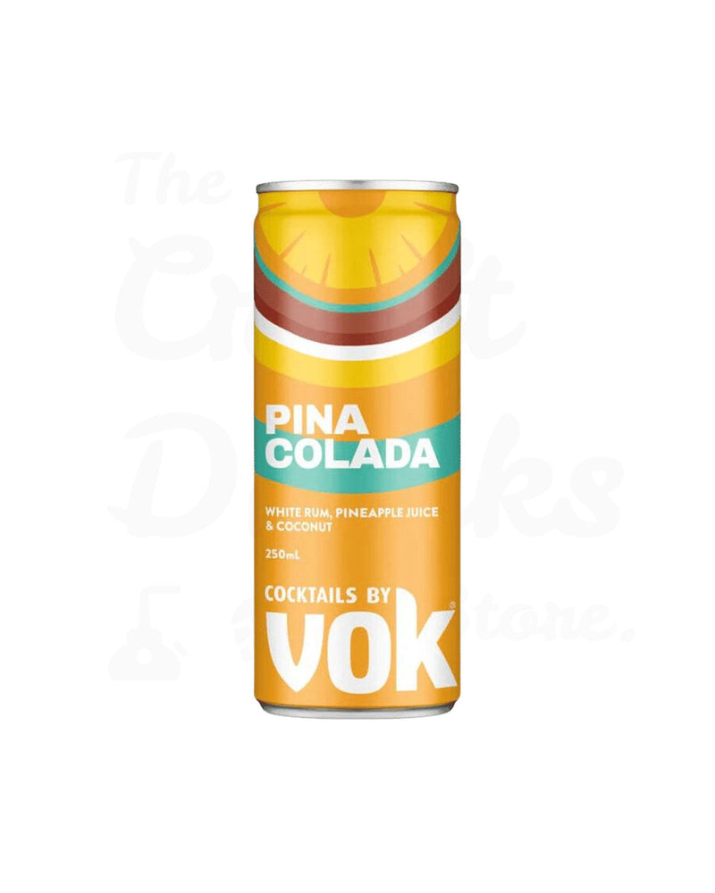 VOK Pina Colada Cocktail 24x250mL - The Craft Drinks Store
