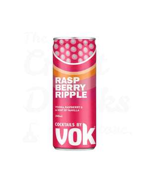 
            
                Load image into Gallery viewer, VOK Raspberry Ripple Cocktail 24x250mL - The Craft Drinks Store
            
        